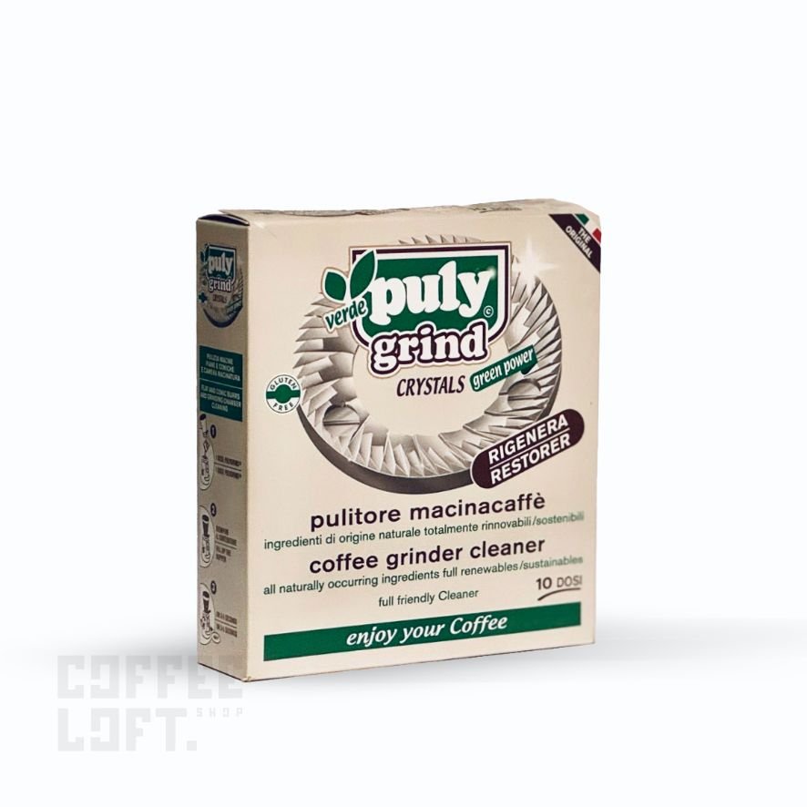Puly Caff green Grinder Cleaner, product image from Coffeeloft